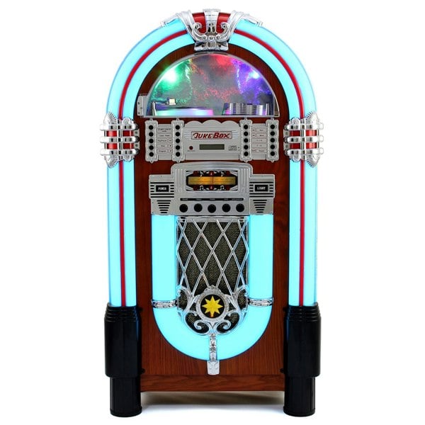 Monstershop Retro Style Illuminated Jukebox Sound System