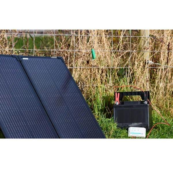 OSRAM BATTERY Charge SOLAR 100W with Controller Portable Power Off-Grid for Campervans, Caravans, and Motorhomes