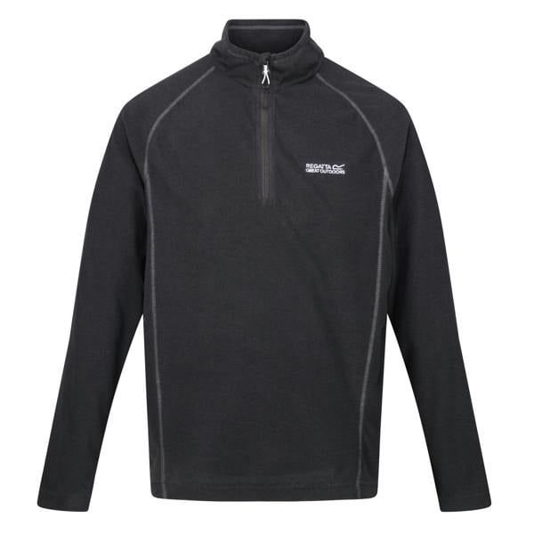 Regatta Great Outdoors Mens Montes Funnel Neck Fleece Jumper - Ash - 