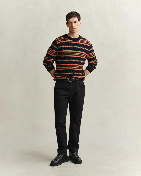 GANT Mens Regular Fit Classic Chinos - 05 Black | CHO | Designer Mens Chinos