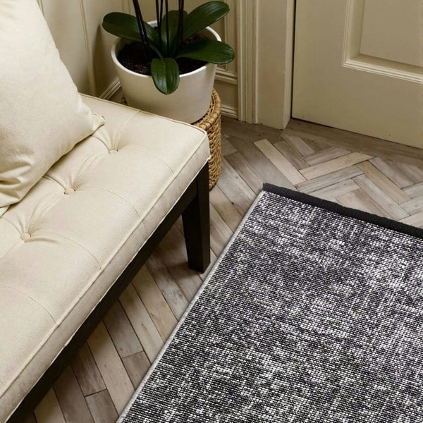 Brilliance Short Pile Grey Rug, Velvety soft pile| THE RUGS