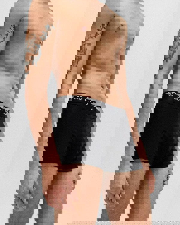 HUGO HUGO 5-Pack Mens Stretch-Cotton Trunks with Logo Waistbands NOS