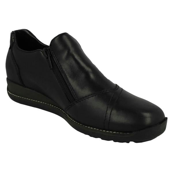 Rieker Ladies Rieker Zip Fastening Full Shoe 44277