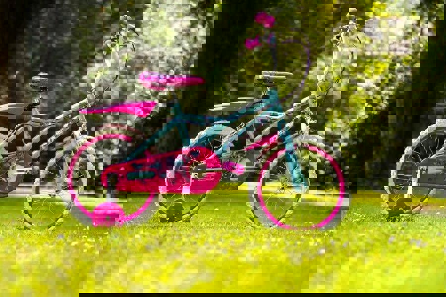 Huffy So Sweet 16" Kids Bicycle - Blue/Pink