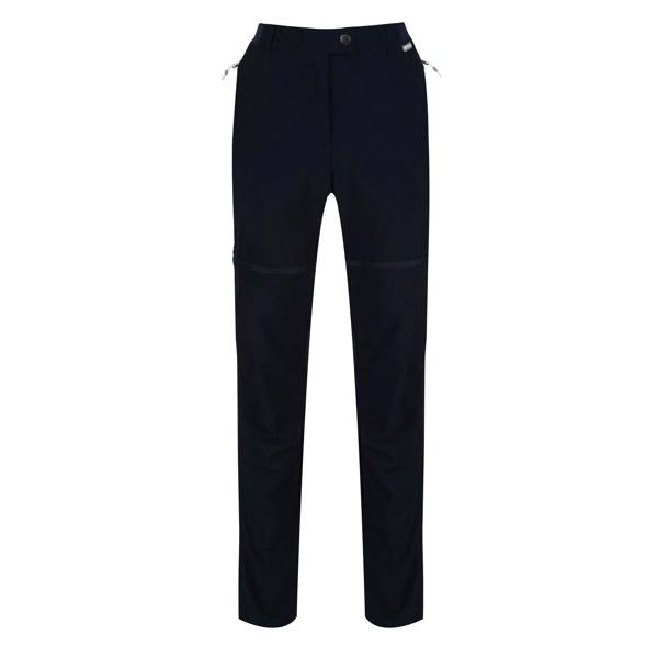 Regatta Womens/Ladies Mountain Zip-Off Trousers - Navy - 