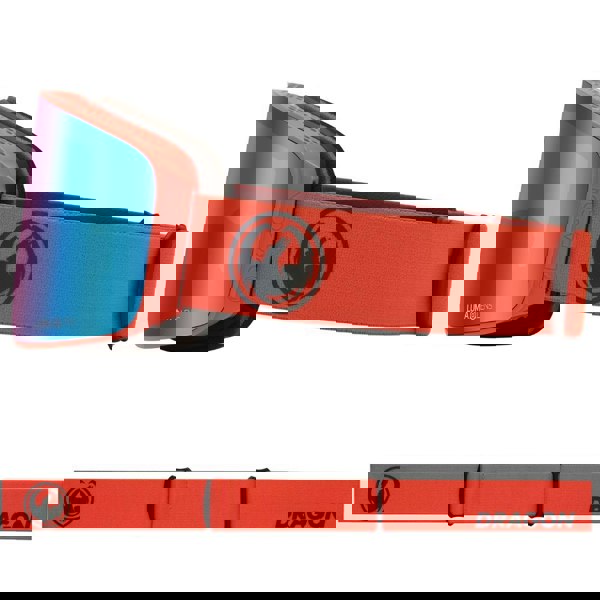 Dragon NFX MAG OTG - Flame with Lumalens Blue Ionized & Lumalens Light Rose Lens