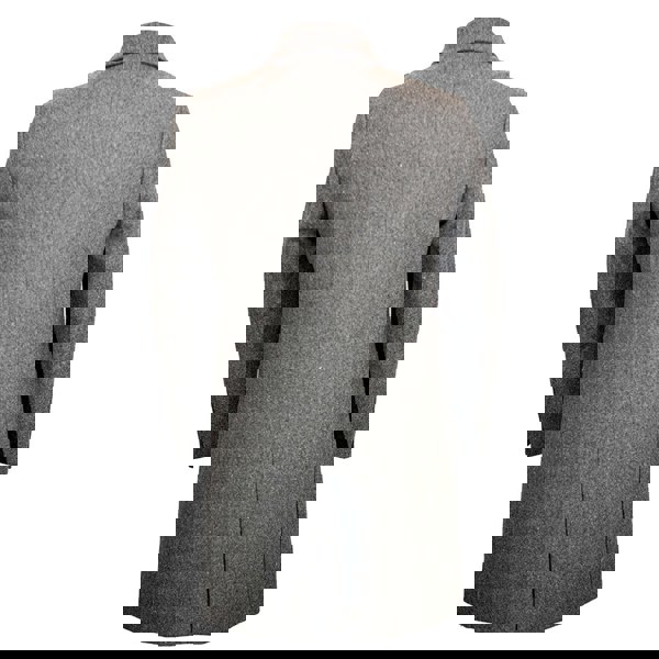 David WeJ Maison Single Breasted Overcoat - Charcoal