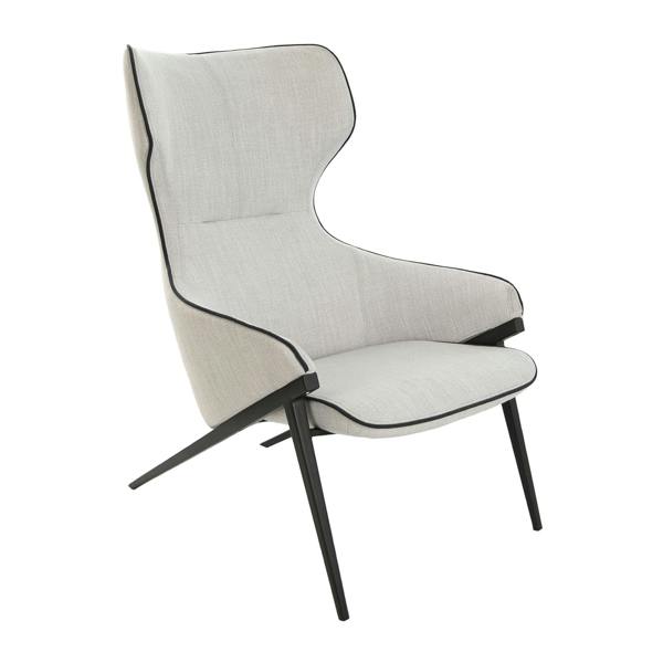 Angel Cerdá Grey Fabric Armchair 5009