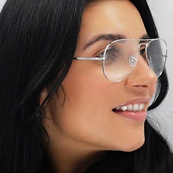 Ray-Ban Glasses Frames 6489 Aviator 2500 Gold 55mm
