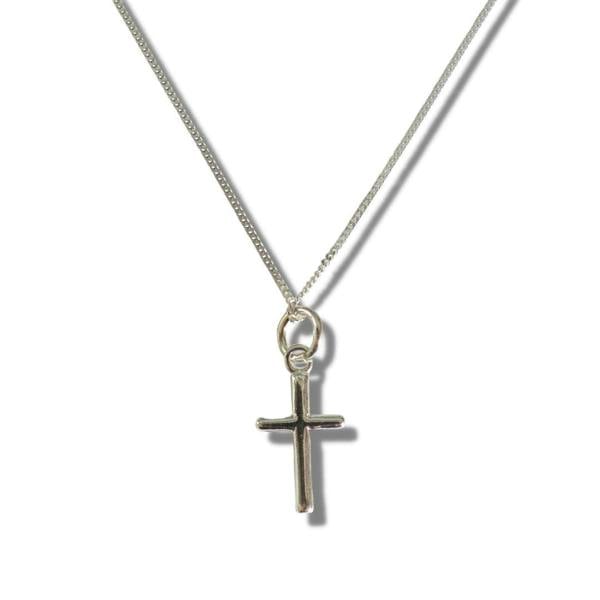 Aye Do Gifts Girls Mini Cross Silver Necklace