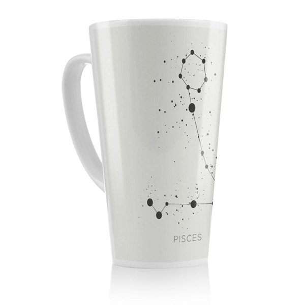 Benjamin Tate Design Star Constellation Zodiac Pisces Dining Latte Mug