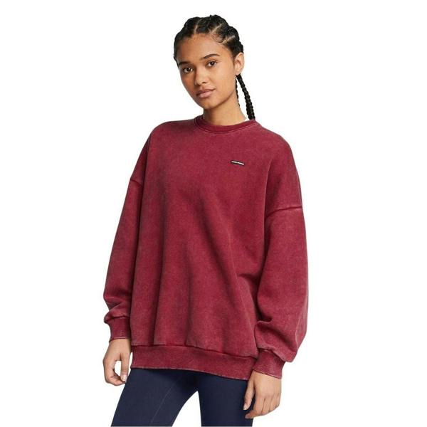 Under Armour Unisex Adult Crew Neck Oversized Sweatshirt - Red - 