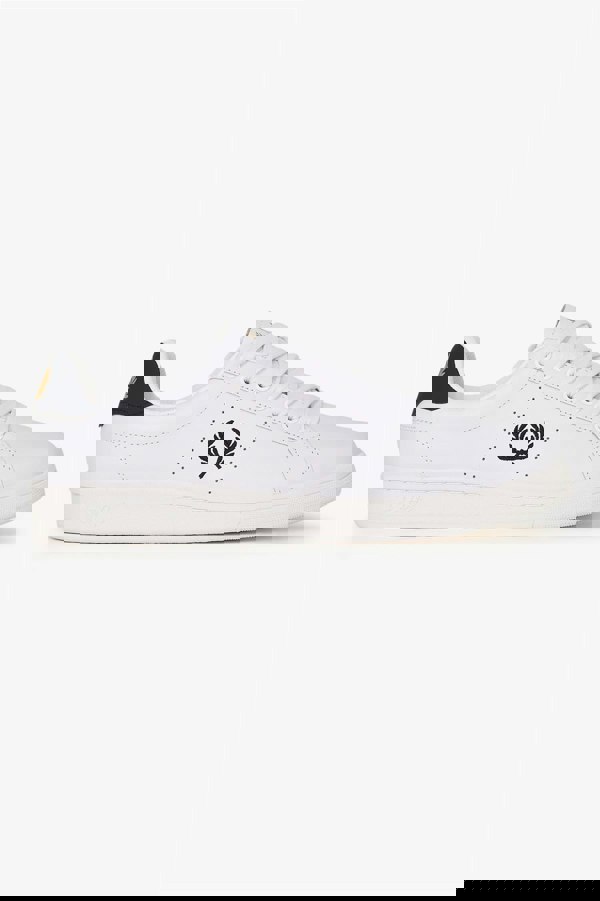 Fred Perry B721 Leather Men's White/Navy Trainers