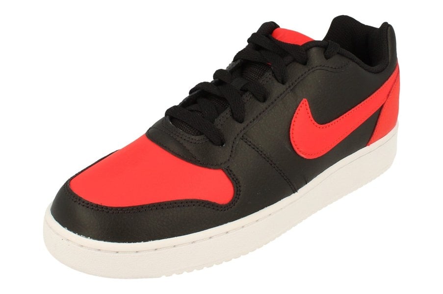 Nike Ebernon Low Mens Trainers Aq1775  004 - Black Habanero Red White 004 - Photo 0