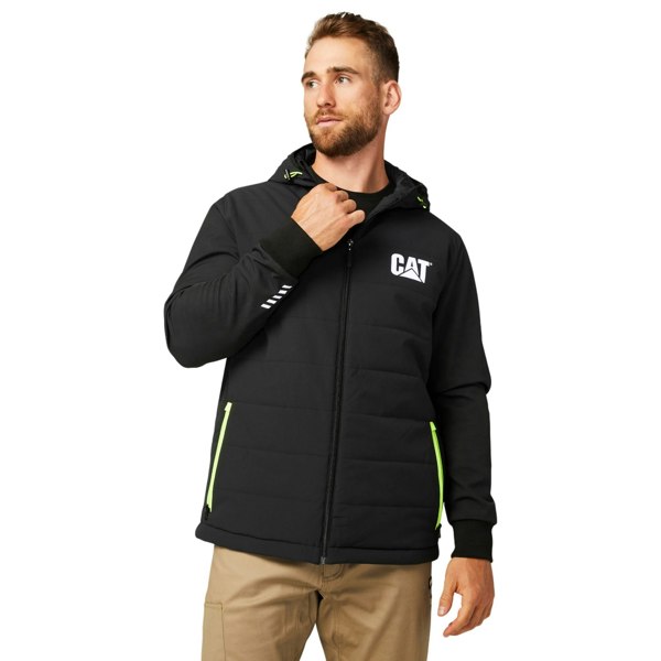 Caterpillar Mens Hybrid Jacket - Black