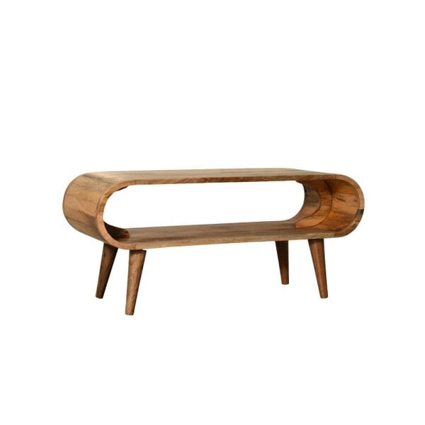 Wyld Haus Porquerolles Nordic Oak Mango Wood Open Coffee Table