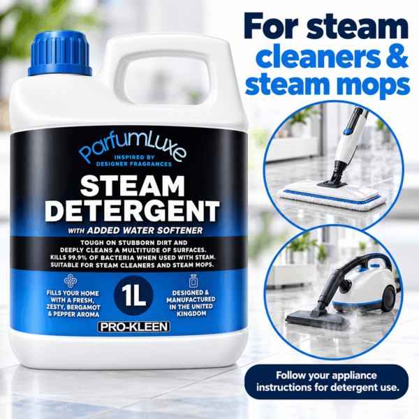 ProKleen Pro-Kleen Parfum Luxe Steam Mop Detergent Sauvage 1L x2- Deeply Cleans, Removes Stains, Deodorises