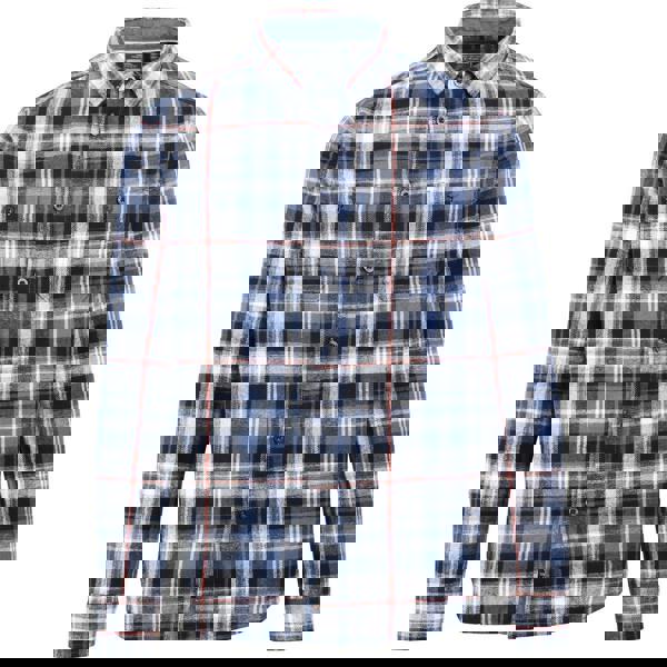 Trespass Mens Zalah Checked Flannel Shirt - Blue - 