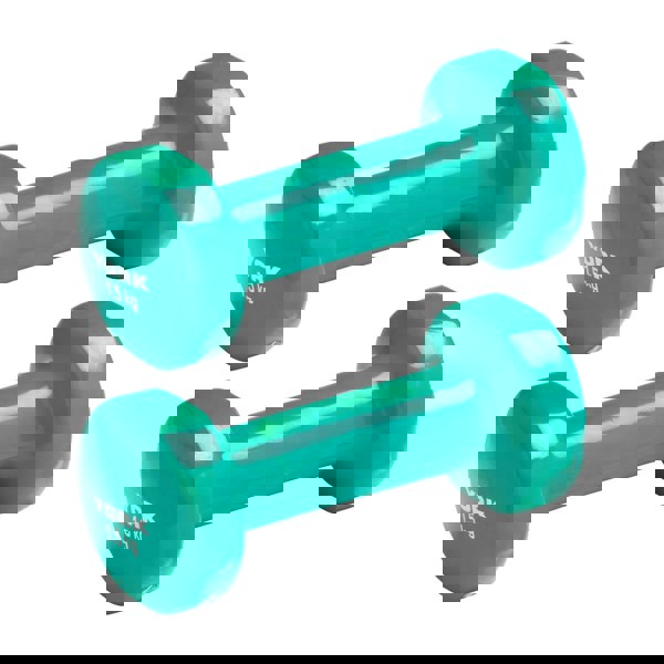 York Vinyl Dipped Dumbbells 2 x 1.5kg - Green