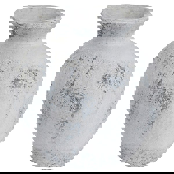 Hill Interiors Darcy Antique Ceramic Vase - Stone