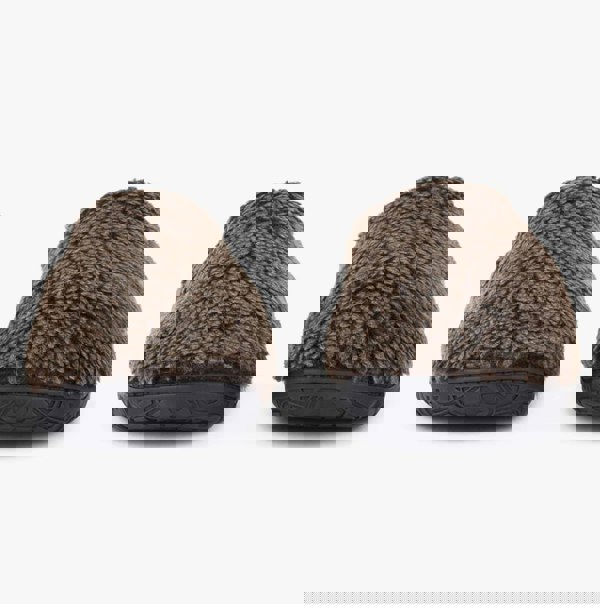 Bedroom Athletics GYLLENHAAL Mens Mule Slippers Washed Dark Chocolate