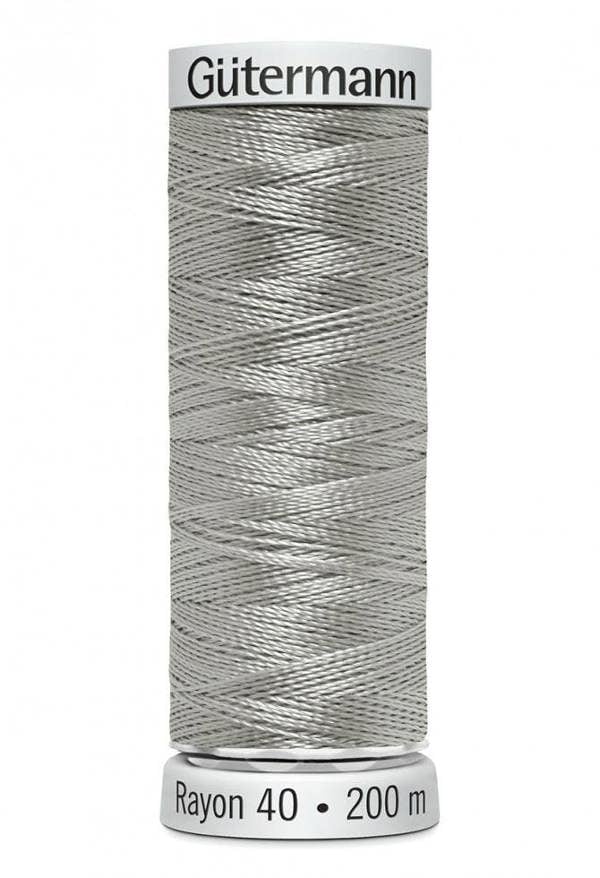 Gutermann No 40 Sulky Rayon Embroidery Thread 200m Rayon Thread Suitable For Embroidery