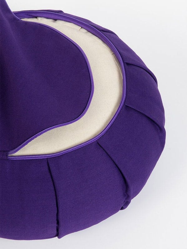 Yoga Studio GOTS Organic Cotton Round Lotus Zafu Buckwheat Cushion