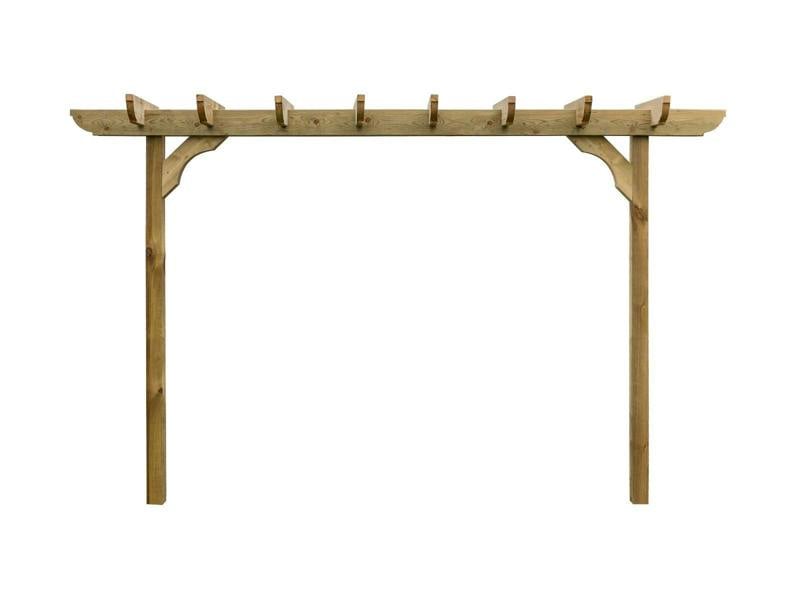 Arbor Garden Solutions Corbel Double Beam Pergola, Plant Climbing Arbour - Sculpted brace