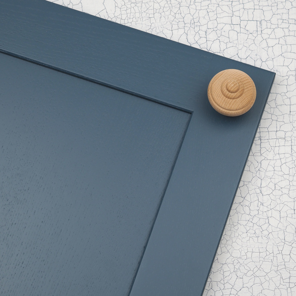 Handle & Home 49mm Beech Wood Round Stepped Face Knob