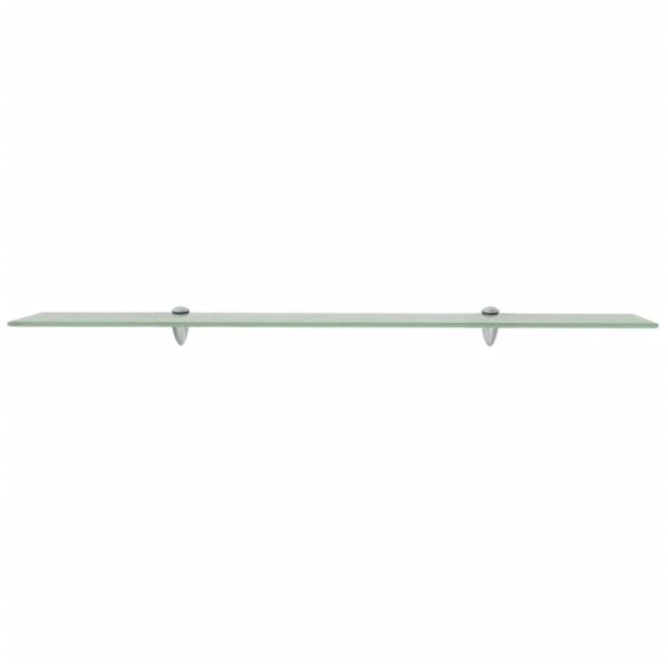 Berkfield Floating Shelves 2 pcs Glass 100x10 cm 8 mm