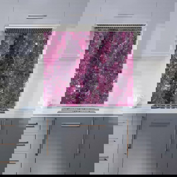 Warren Reed - Designer Cherry Quartz Effect Kitchen Splashback