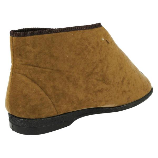 Balmoral Mens Balmoral Hook & Loop Lounge Slipper Boots