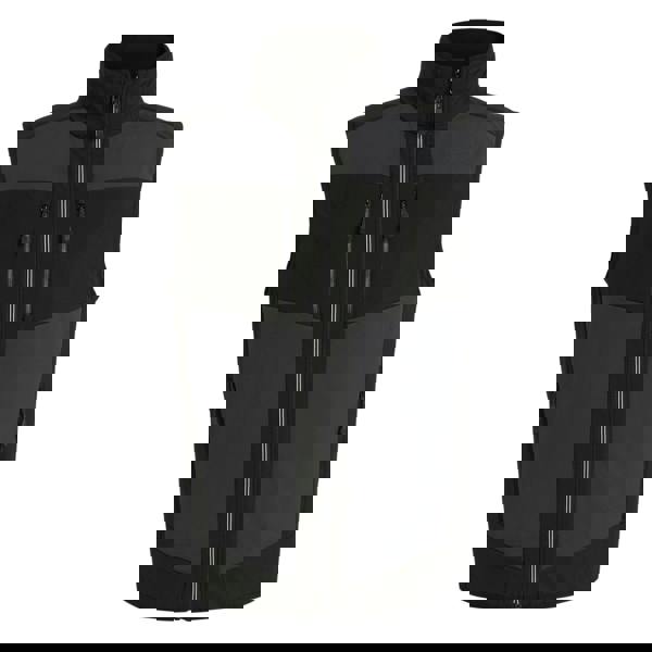 Regatta Professional Mens Colour Block Softshell Body Warmer - Grey/Ash - 