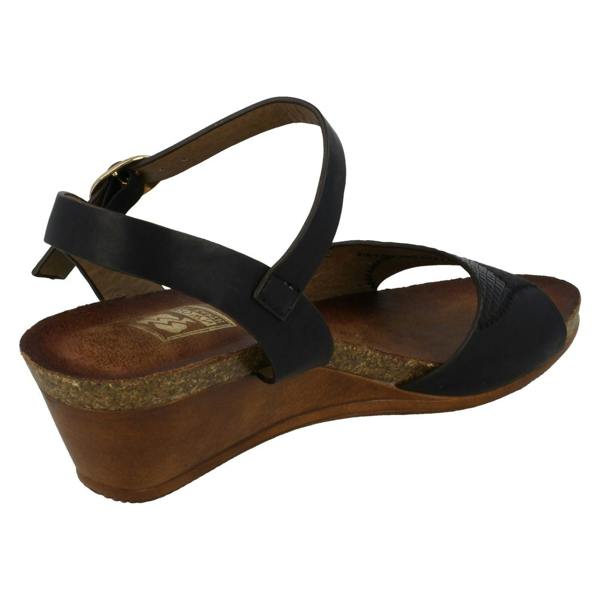 Down to Earth Ladies Down To Earth Mid Wedge Mule Sandals