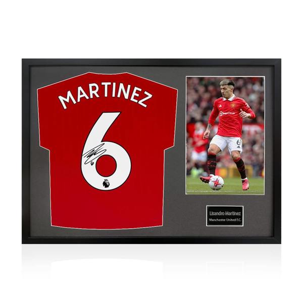 Lisandro Martínez Signed Manchester United Classic Frame