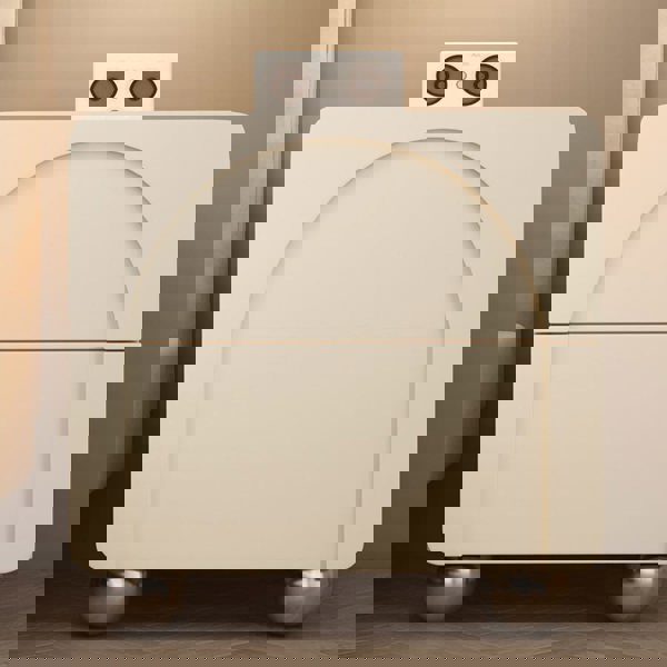 Niomi Bedside Table, Cream-Weilai Concept-Weilai Concept