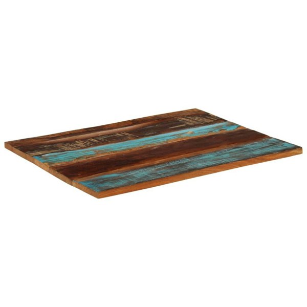 Berkfield Rectangular Table Top 70x90 cm 25-27 mm Solid Reclaimed Wood