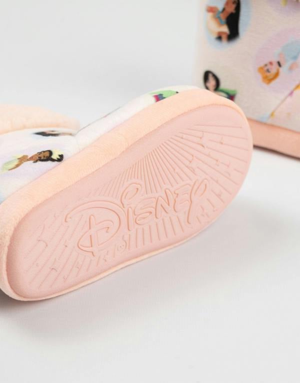 Disney Girls Pink Princesses Slipper Boots