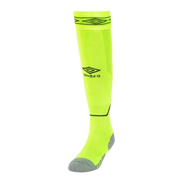 Umbro Childrens/Kids Diamond Football Socks - Safety Yellow/Carbon - 