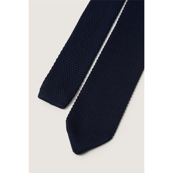 Antique Rogue Navy Knitted Tie