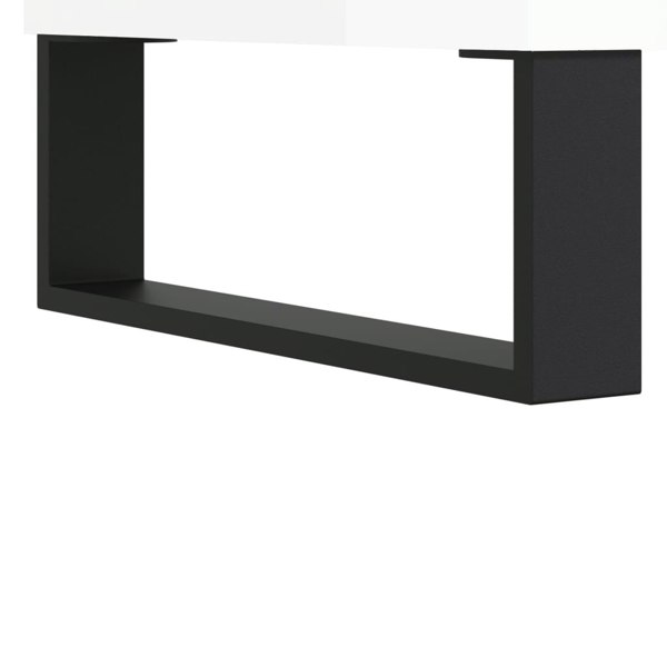 Berkfield Bathroom Cabinet High Gloss White 58x33x60 cm Engineered Wood