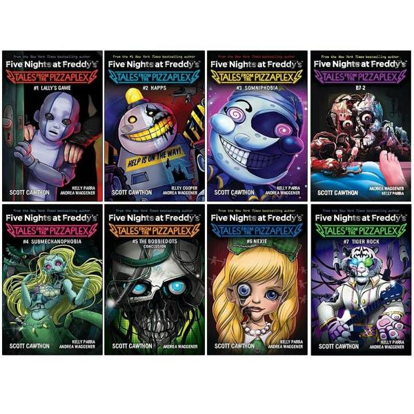 Five Nights at Freddy’s: Tales from the Pizzaplex Series 8 Book Set by Scott Cawthon – Lally’s Game, Somniphobia & Horror Adventure Collection