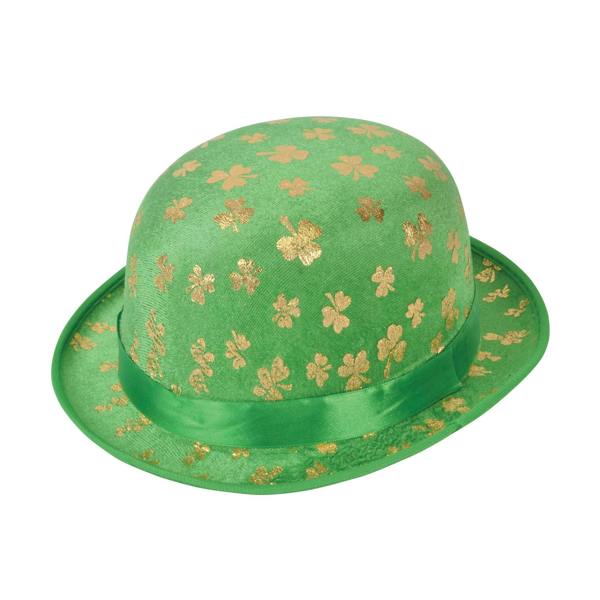 Bristol Novelty Unisex Adults St. Patrick Bowler Hat - Green - 