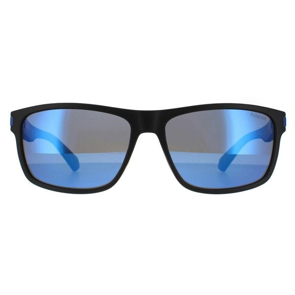Polaroid Sunglasses PLD 2121/S 0VK 5X Matte Black Blue Blue Mirror Polarized