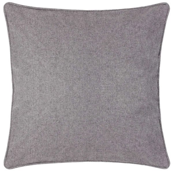 Furn Dawn Piping Detail Textured Cushion Cover - Charcoal