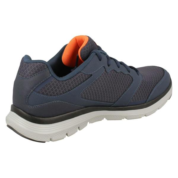 Skechers Mens Skechers Air Cooled Memory Foam Trainers Flex Advantage /232225