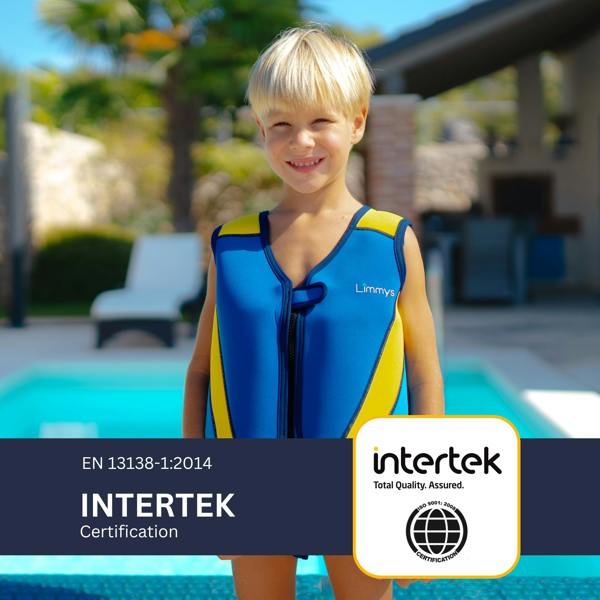 Limmys Premium Neoprene Swim Vest - Azure Blue