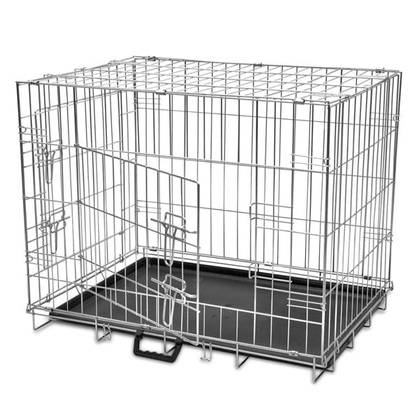 Berkfield Foldable Metal Dog Bench L