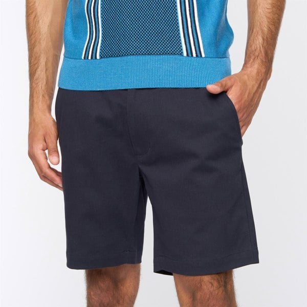 Gabicci V54GV01 Mens Cooper Stretch Twill Shorts Gabicci Vintage - NAVY