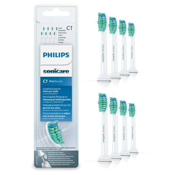 Philips Sonicare HX6018/07 ProResults Brush Heads 8 Pack White